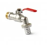 Шаровой сливной кран со штуцером под шланг Tecofi RP1105 НР