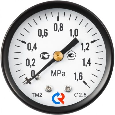 Манометр тип ТМ с гидрозаполнением, класс точности 1,0, Росма В Челябинске