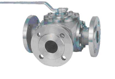 Кран шаровой трехходовой Pekos P86, фланцевый В Челябинске