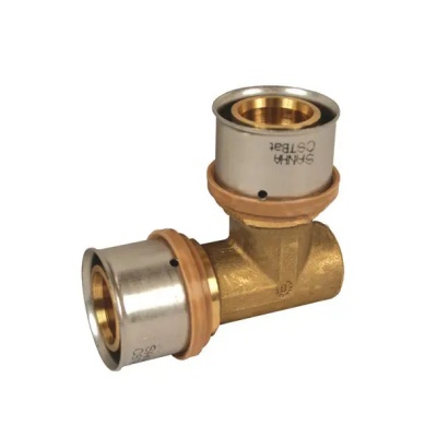 Угольник-пресс 90° латунный TH, U В Челябинске