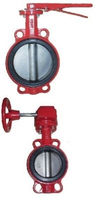 Затвор поворотный дисковый ABRA-BUV-VF866D Ру10/16 с рукояткой или редуктором В Челябинске