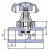 Вентиль проходной PPR, с выпускным клапаном, Wavin Ekoplastik В Челябинске