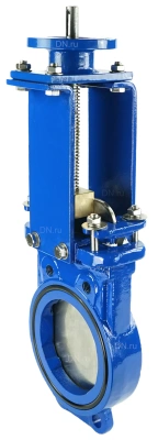 Задвижка шиберная дн.ру GGG40-SS304-NBR-2W-ISO Ру10 с голым штоком и невыдвижным шпинделем В Челябинске